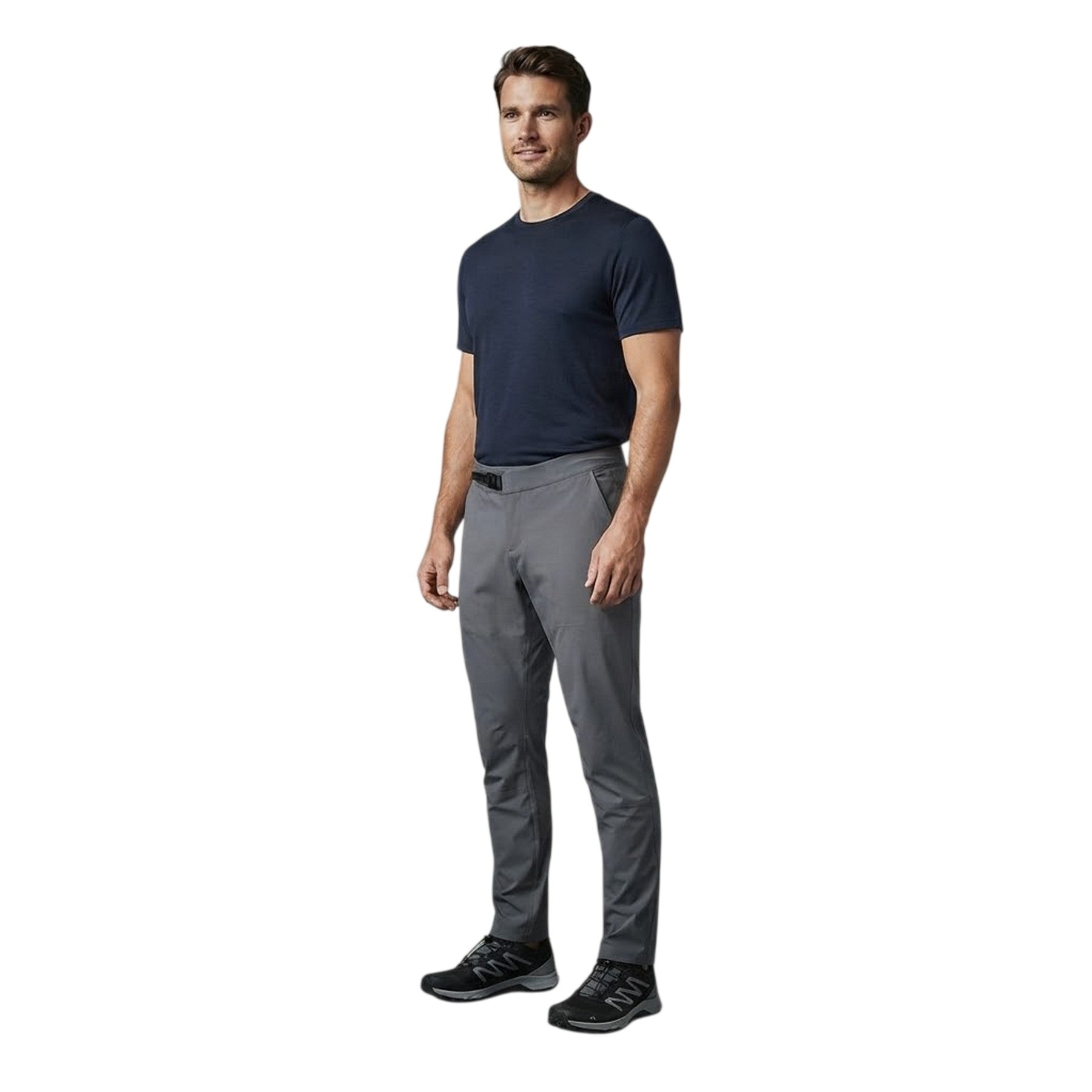 Graphite - Side - Fox Mens Ranger 2.5 Layer Cycling Waterproof Trousers