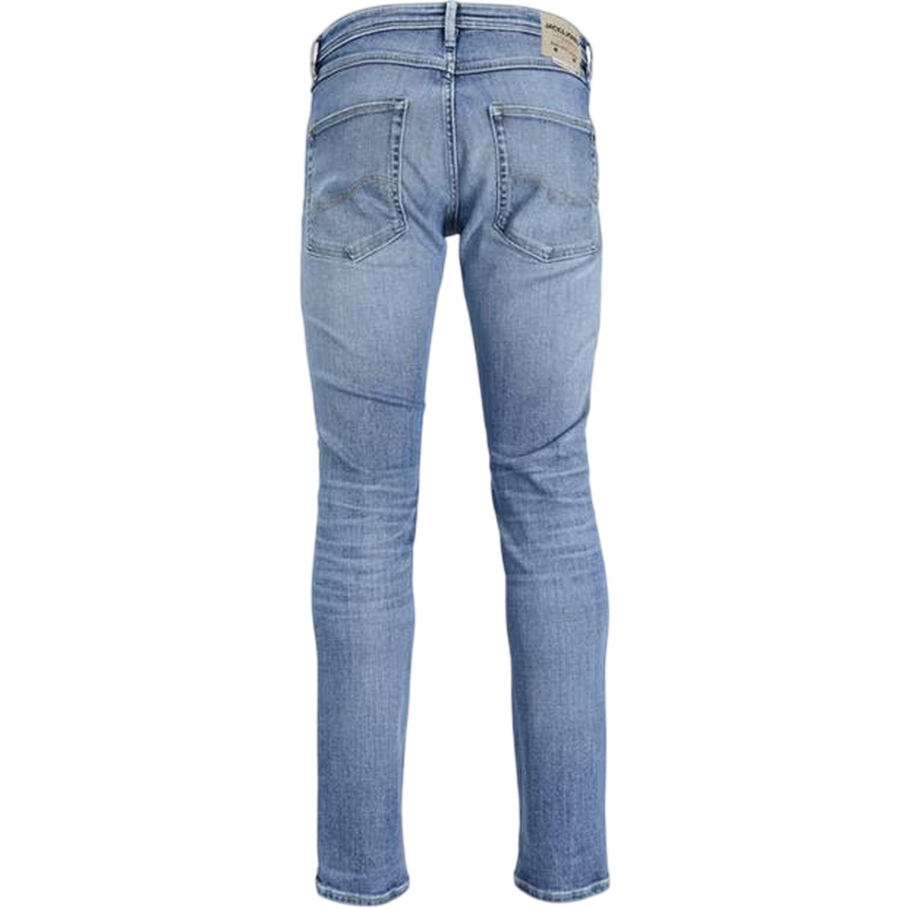 Blue Denim - Back - Jack And Jones Mens Bengaline Regular Jeans