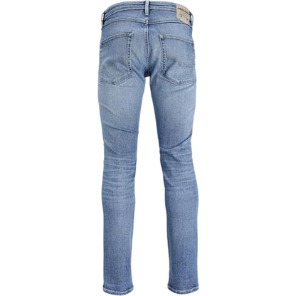 Blue Denim - Back - Jack And Jones Mens Bengaline Regular Jeans