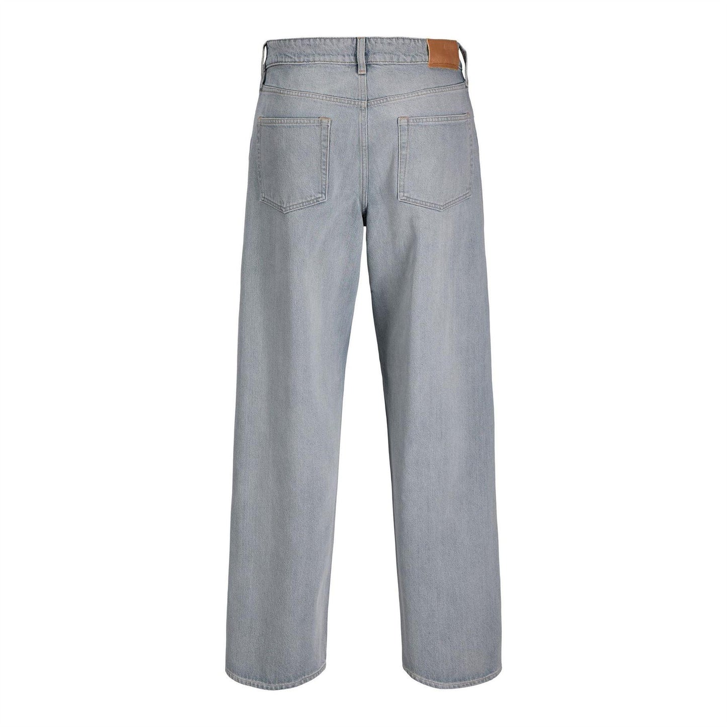 Blue Denim - Back - Jack And Jones Mens Dave Classic 244 Wide Leg Jeans