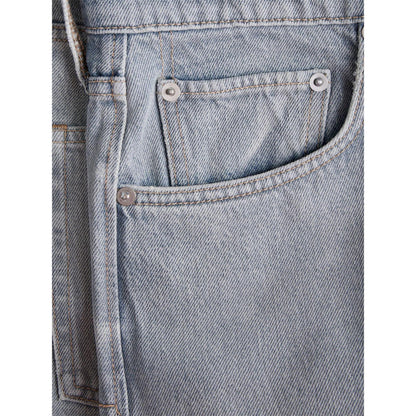 Blue Denim - Lifestyle - Jack And Jones Mens Dave Classic 244 Wide Leg Jeans