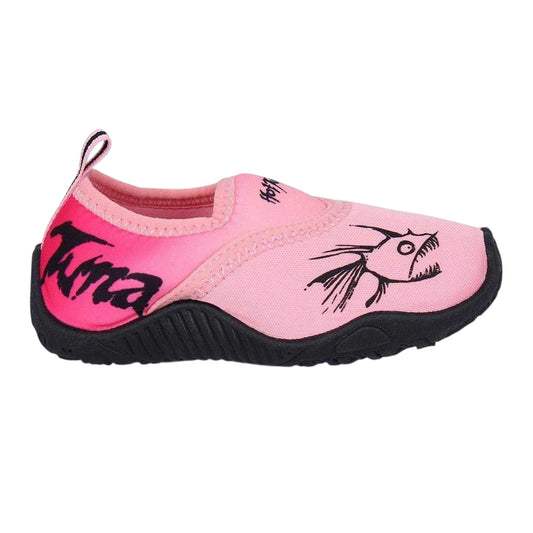 Pink-Black - Front - Hot Tuna Childrens-Kids Splasher Water Shoes