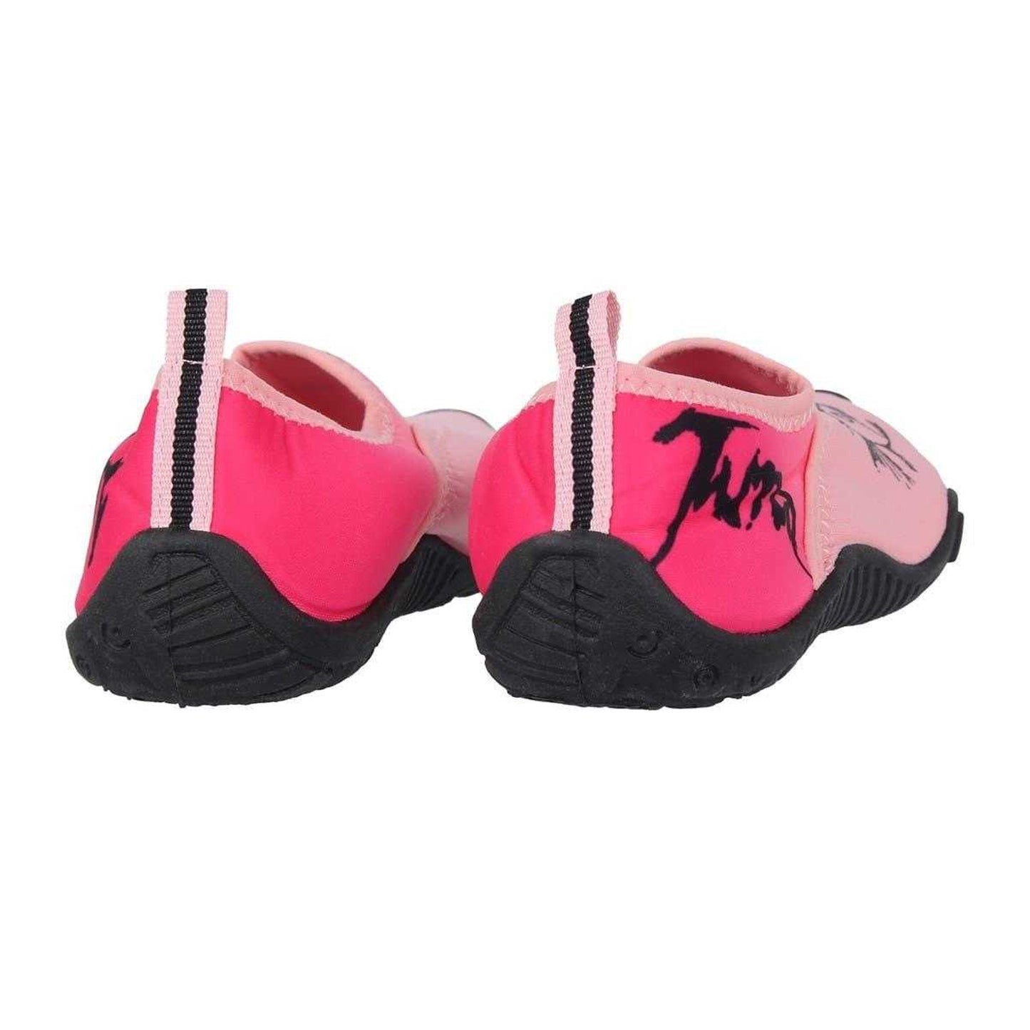 Pink-Black - Back - Hot Tuna Childrens-Kids Splasher Water Shoes