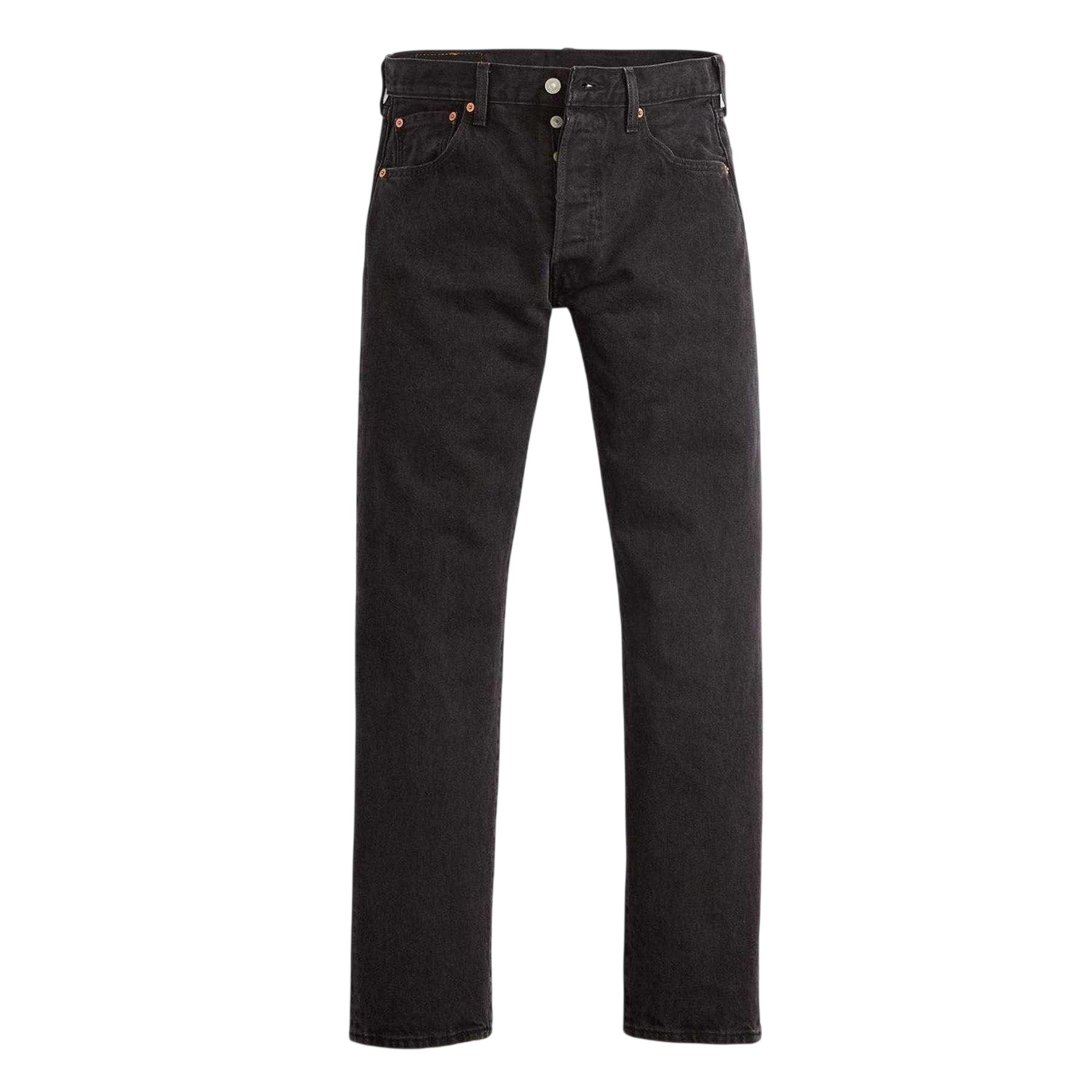 Black - Front - Levis Mens Driverway 93 Straight Jeans