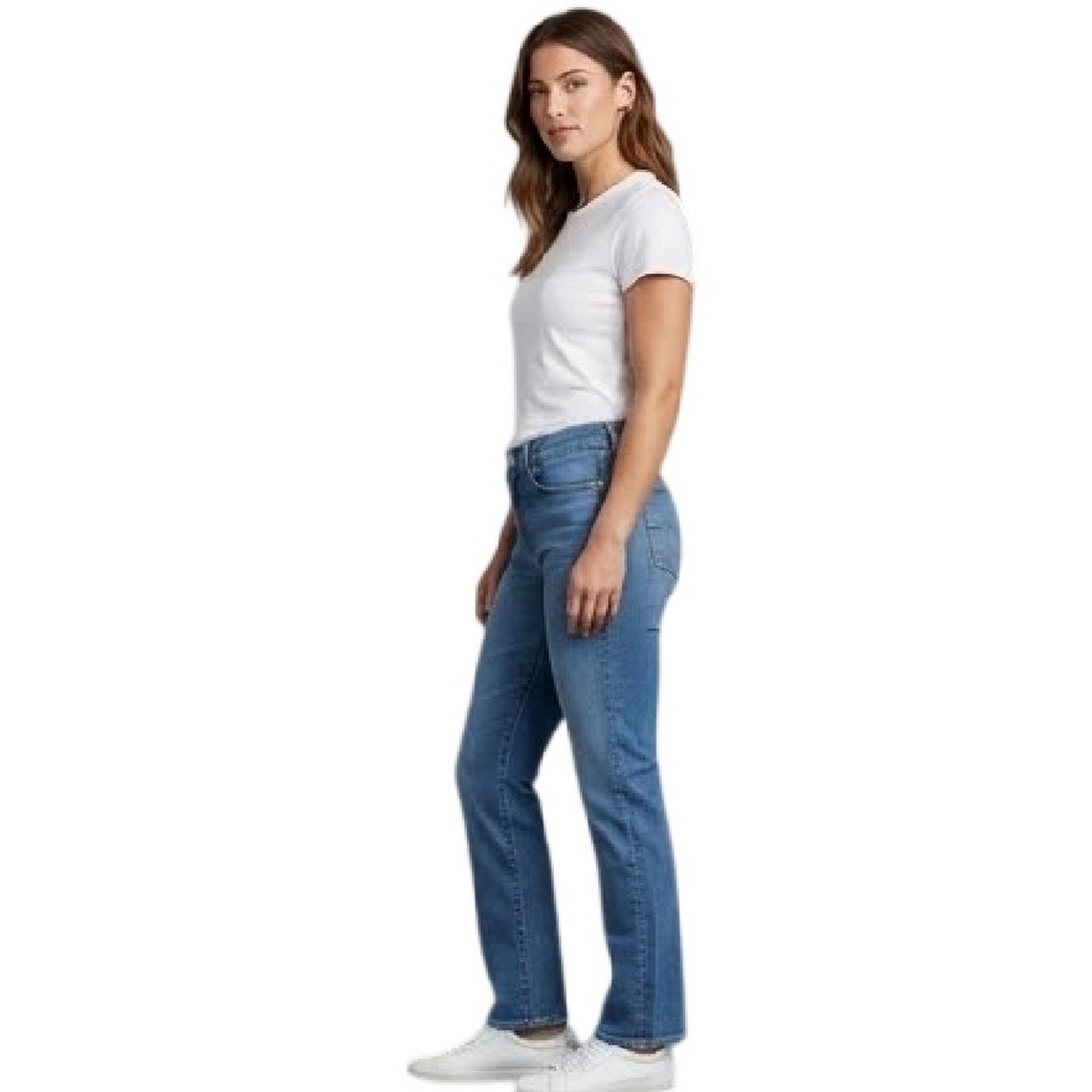 Tribeca Sun - Side - Levis Womens-Ladies 712 Welted Slim Jeans