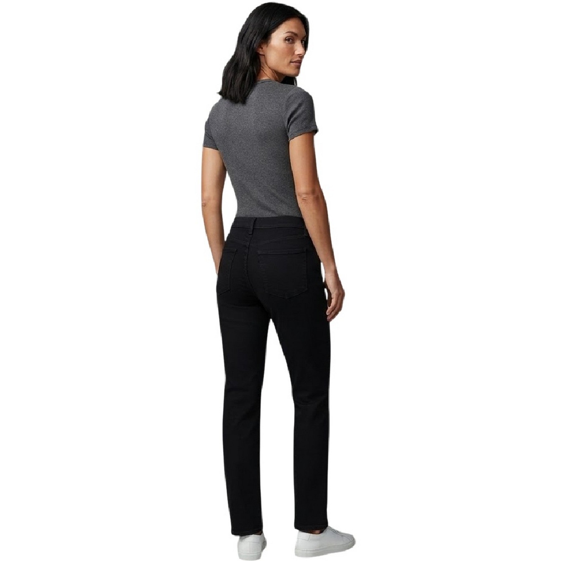 Night Is Black - Back - Levis Womens-Ladies 712 Welted Slim Jeans