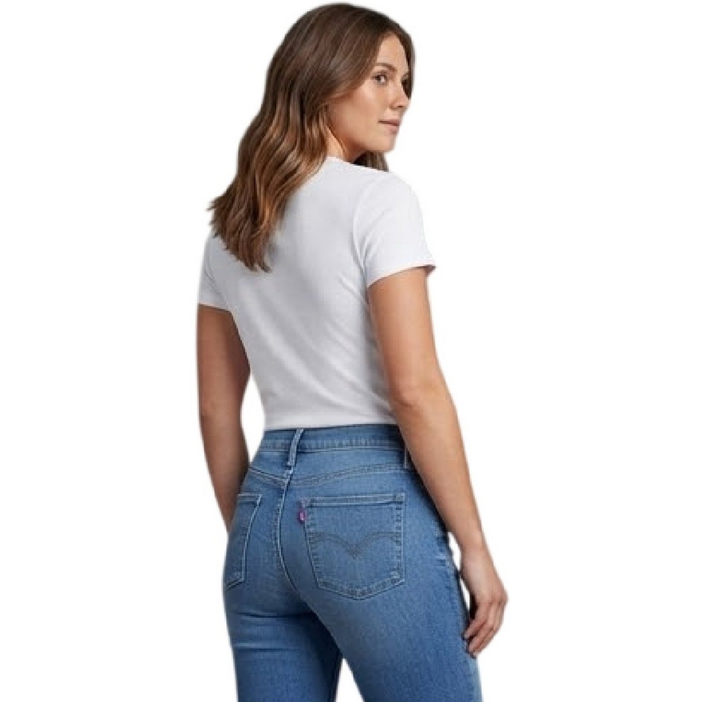 Night Is Black - Pack Shot - Levis Womens-Ladies 712 Welted Slim Jeans