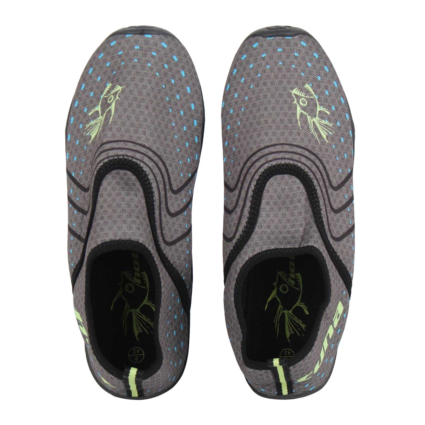 Khaki Grey - Side - Hot Tuna Mens Water Shoes