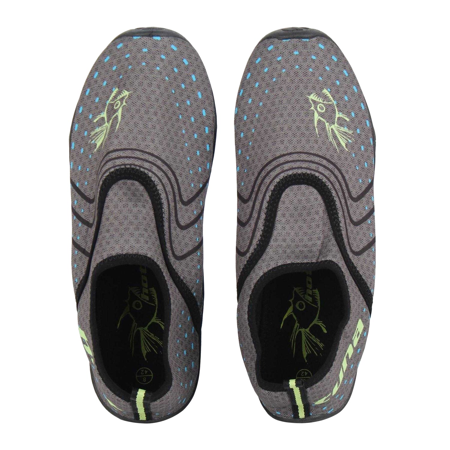 Khaki Grey - Side - Hot Tuna Mens Water Shoes