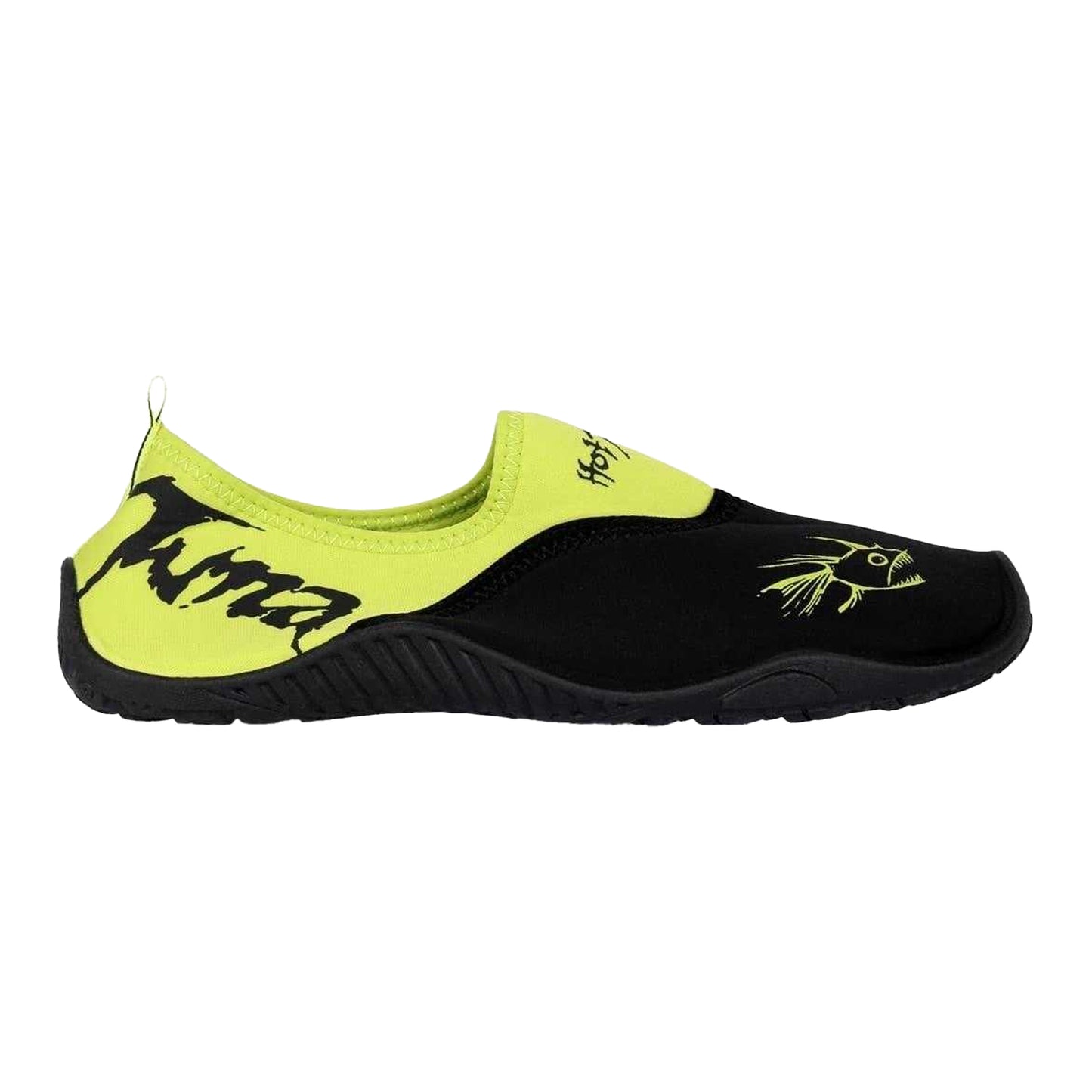 Lime-Black - Front - Hot Tuna Mens Water Shoes
