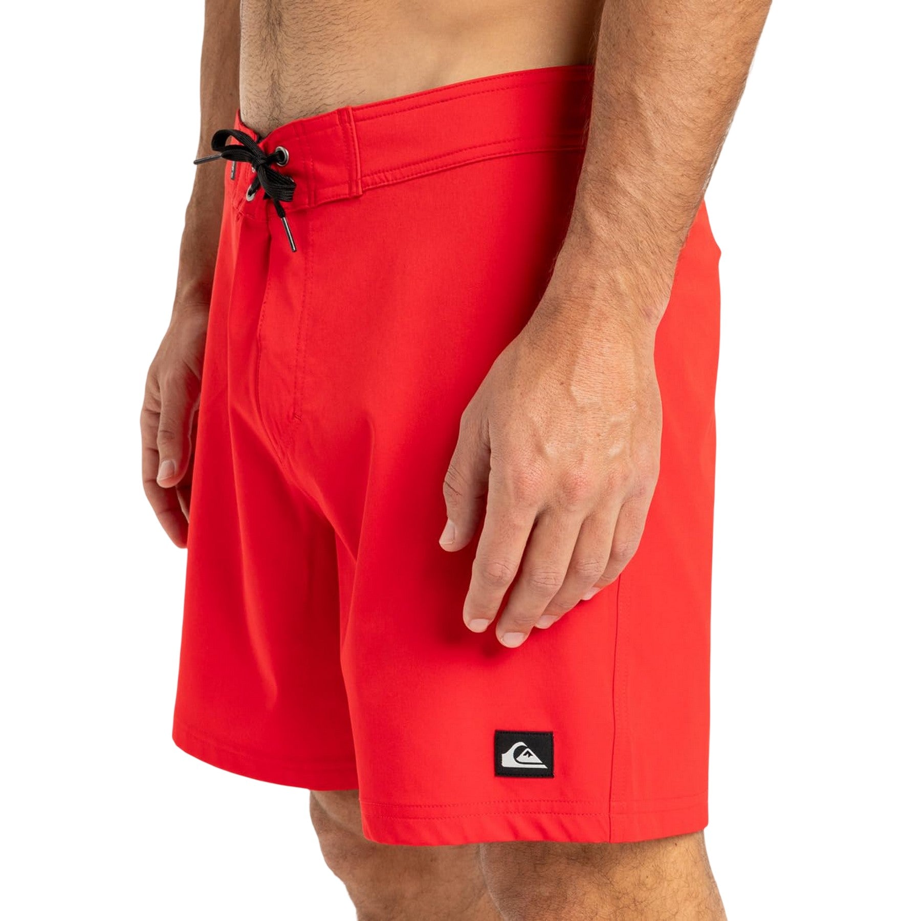 Red - Side - Quiksilver Mens Kaimana Board Shorts
