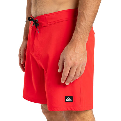 Red - Side - Quiksilver Mens Kaimana Board Shorts