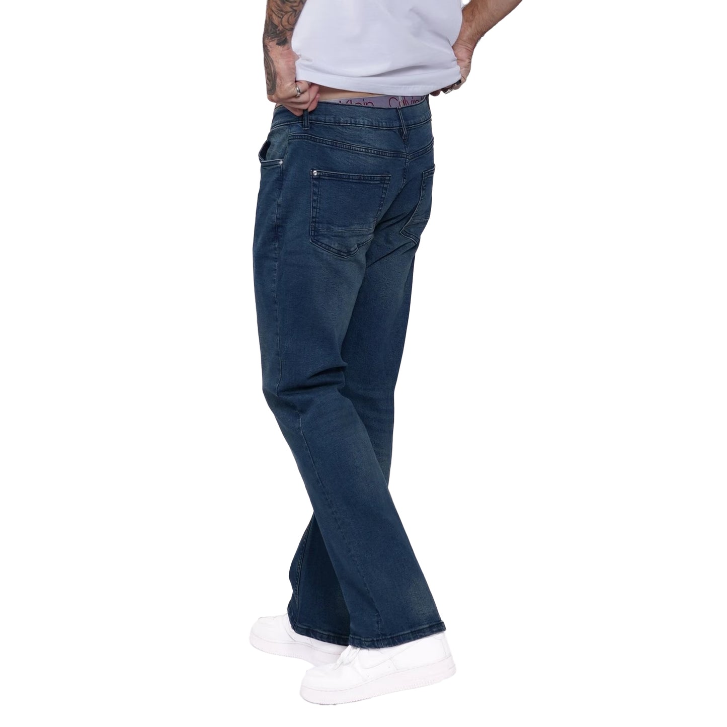 Dark Wash - Lifestyle - Firetrap Mens Tokyo Cotton Bootcut Jeans