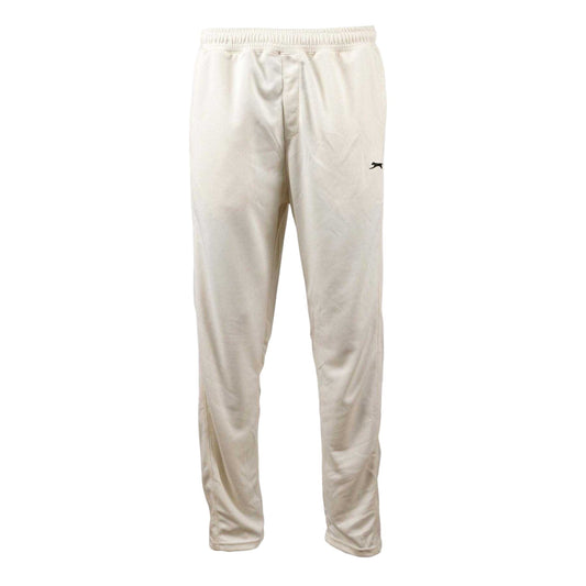 Cream - Front - Slazenger Mens Aero Plain Cricket Trousers