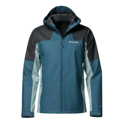 Blue - Front - Columbia Mens Inner Limits III Hooded Waterproof Jacket