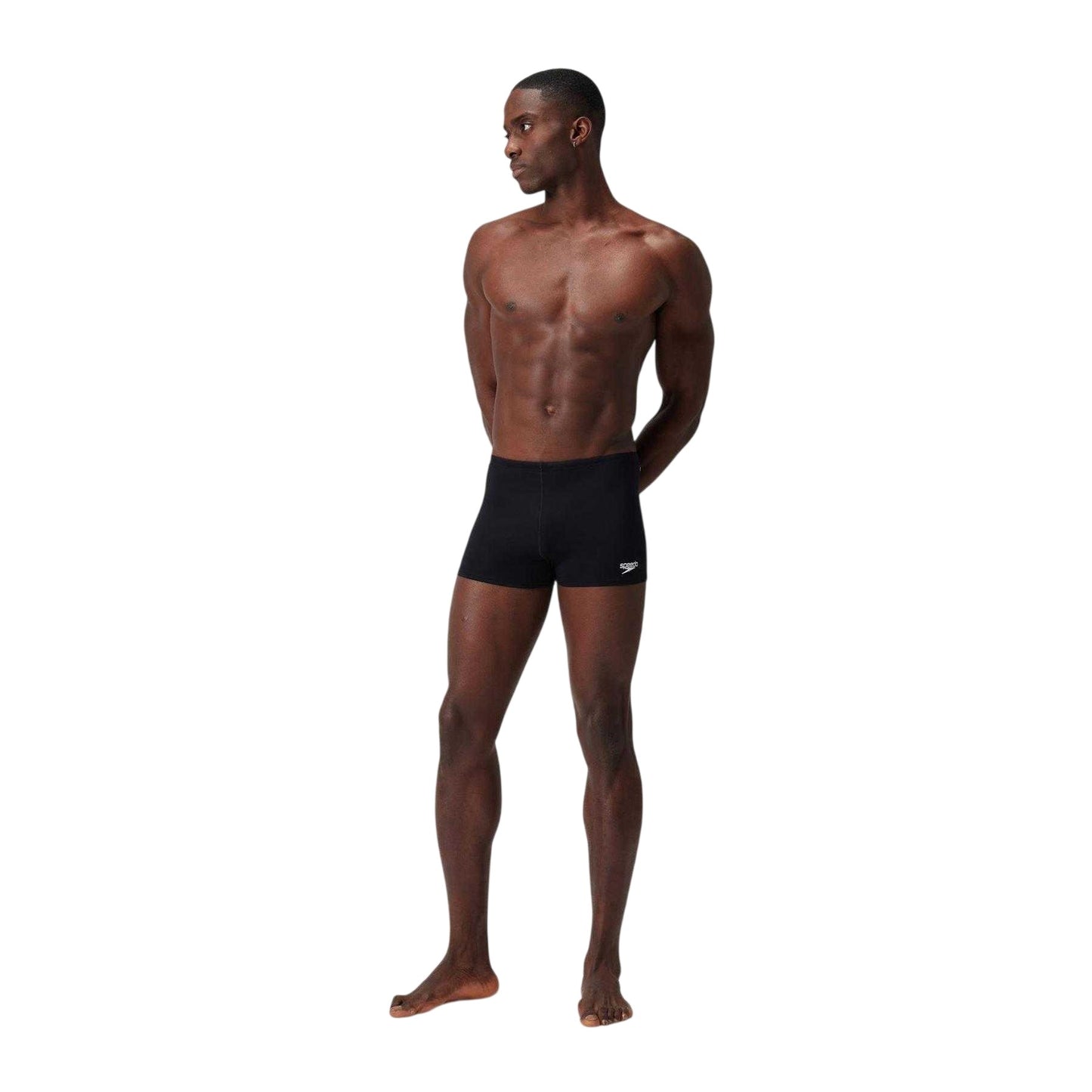 Black - Side - Speedo Mens Endurance+ Swim Briefs