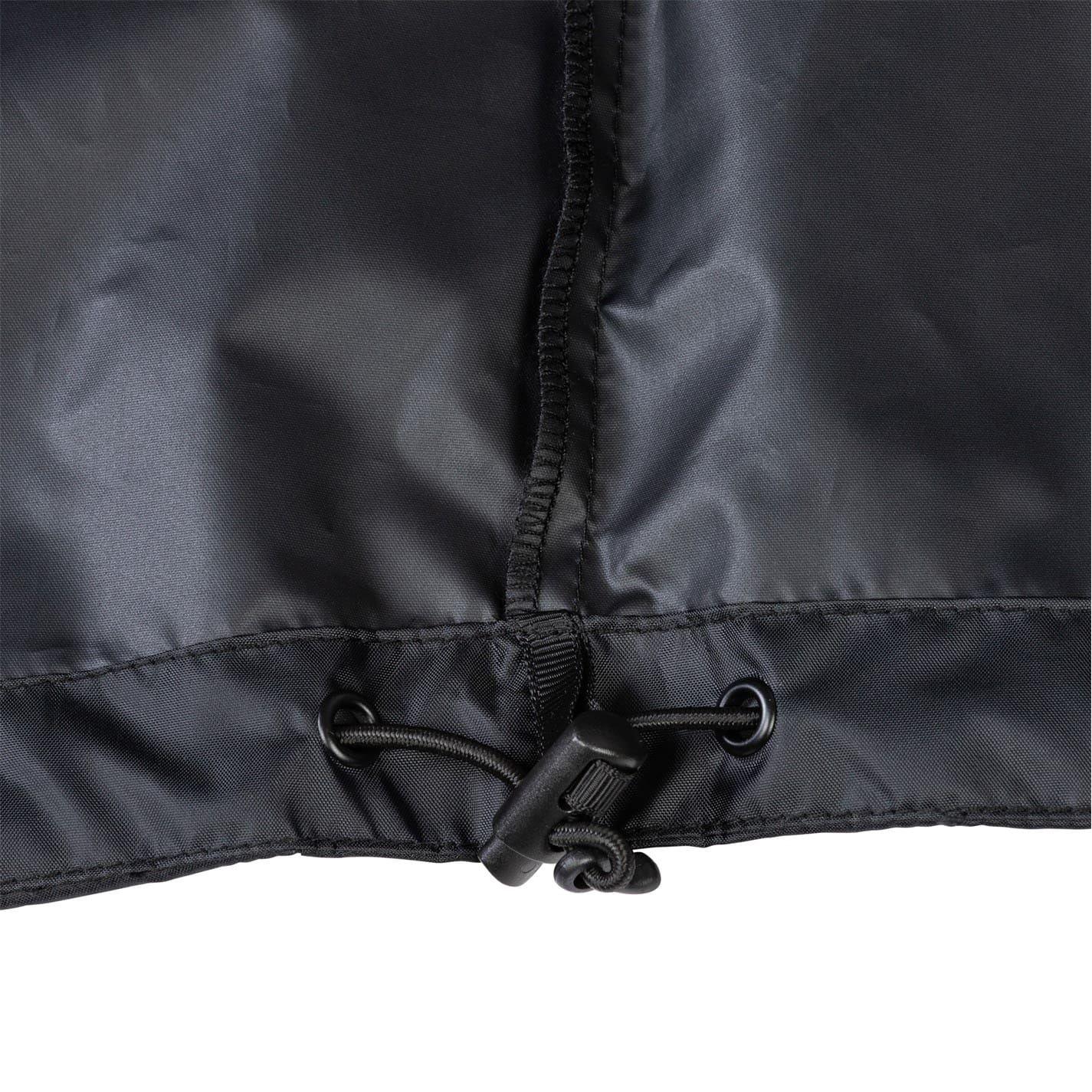 Black - Lifestyle - Sondico Mens Waterproof Hooded Jacket