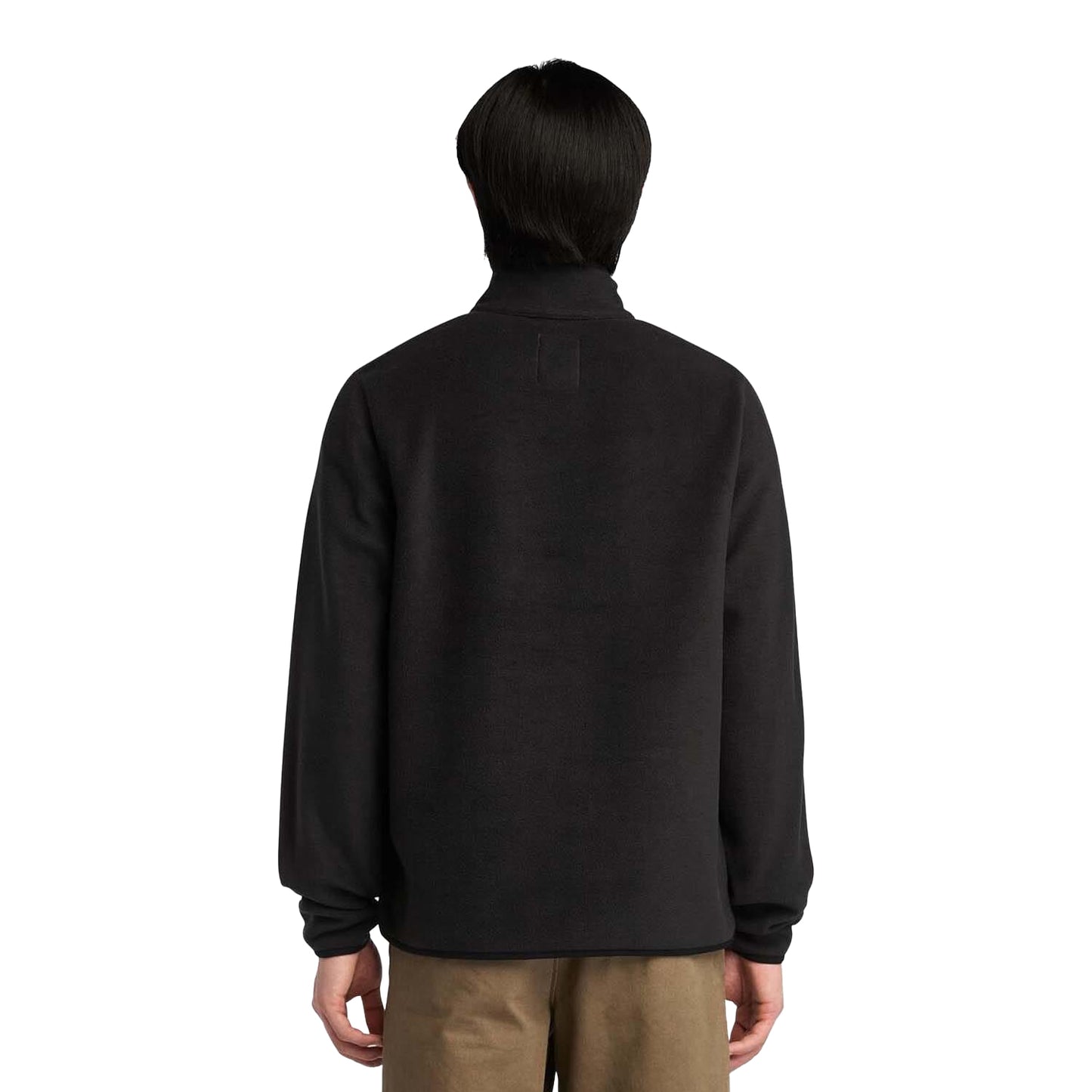 Black - Back - Timberland Mens Mt Willard Quarter Zip Fleece Top