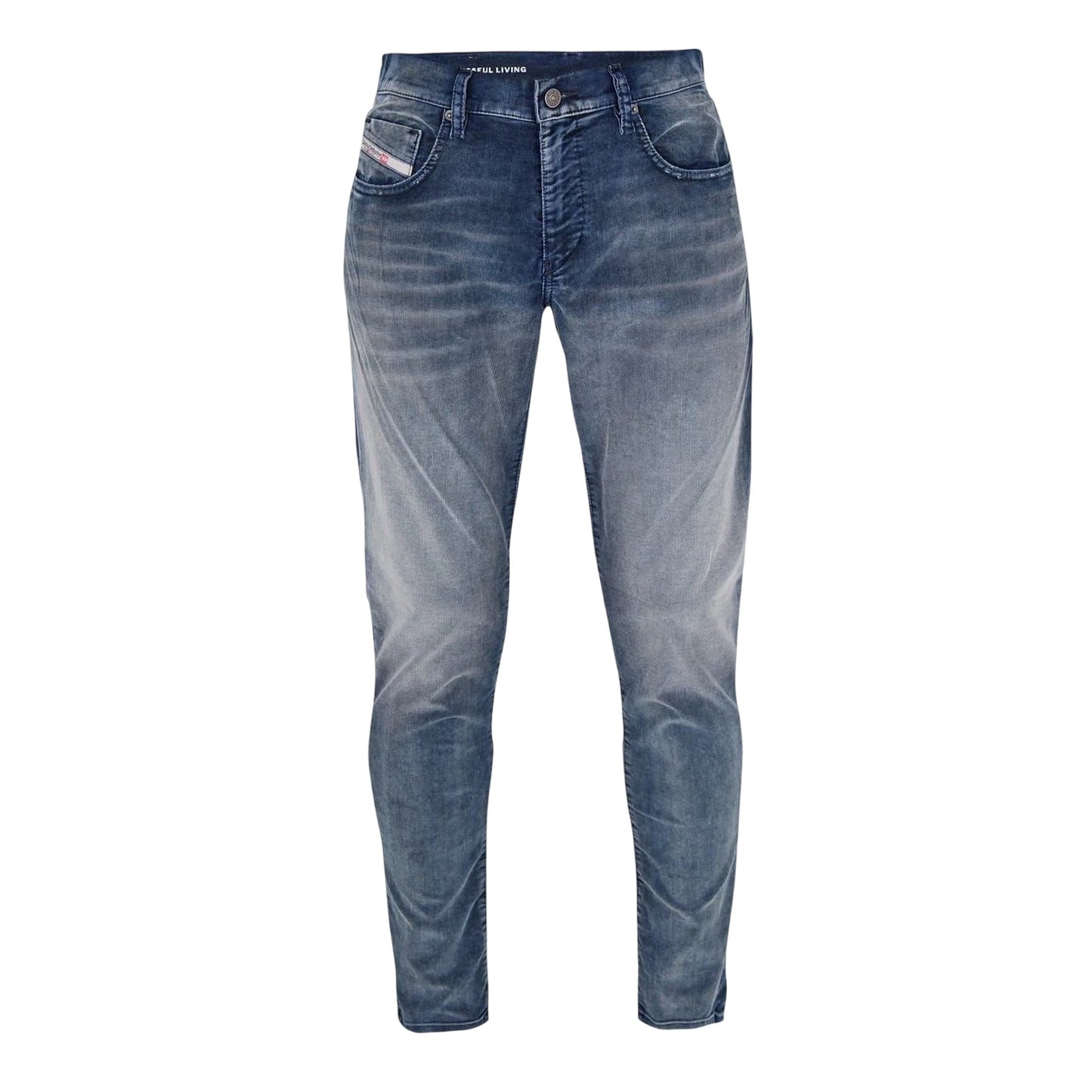 Peacoat - Front - Diesel Mens 2019 D-Strukt Slim Jeans