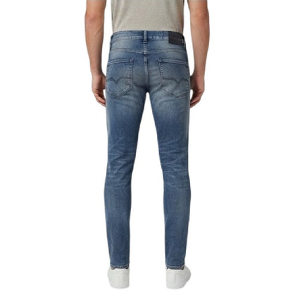 Peacoat - Back - Diesel Mens 2019 D-Strukt Slim Jeans