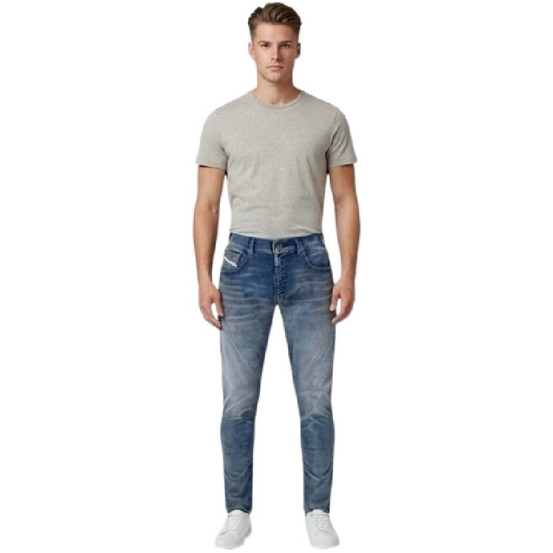 Peacoat - Lifestyle - Diesel Mens 2019 D-Strukt Slim Jeans