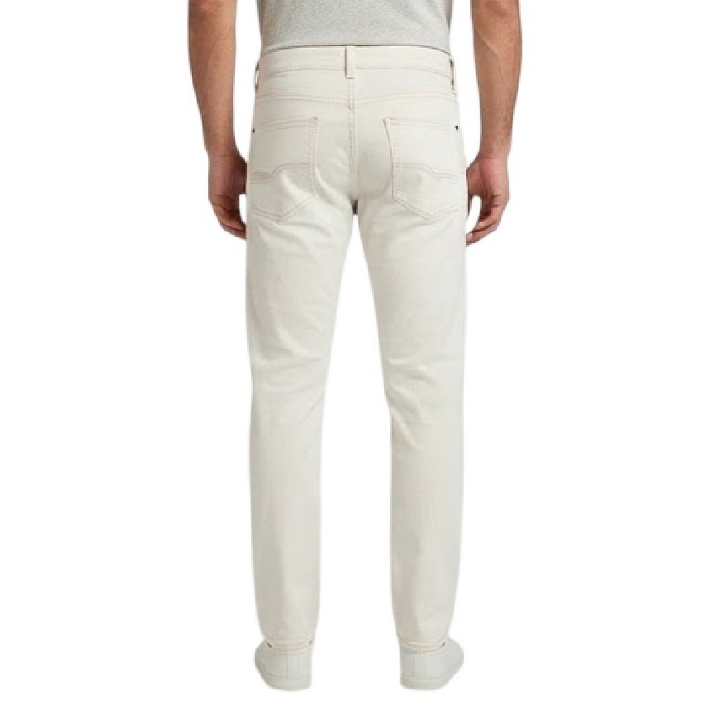 White - Back - Diesel Mens 2019 D-Strukt Slim Jeans