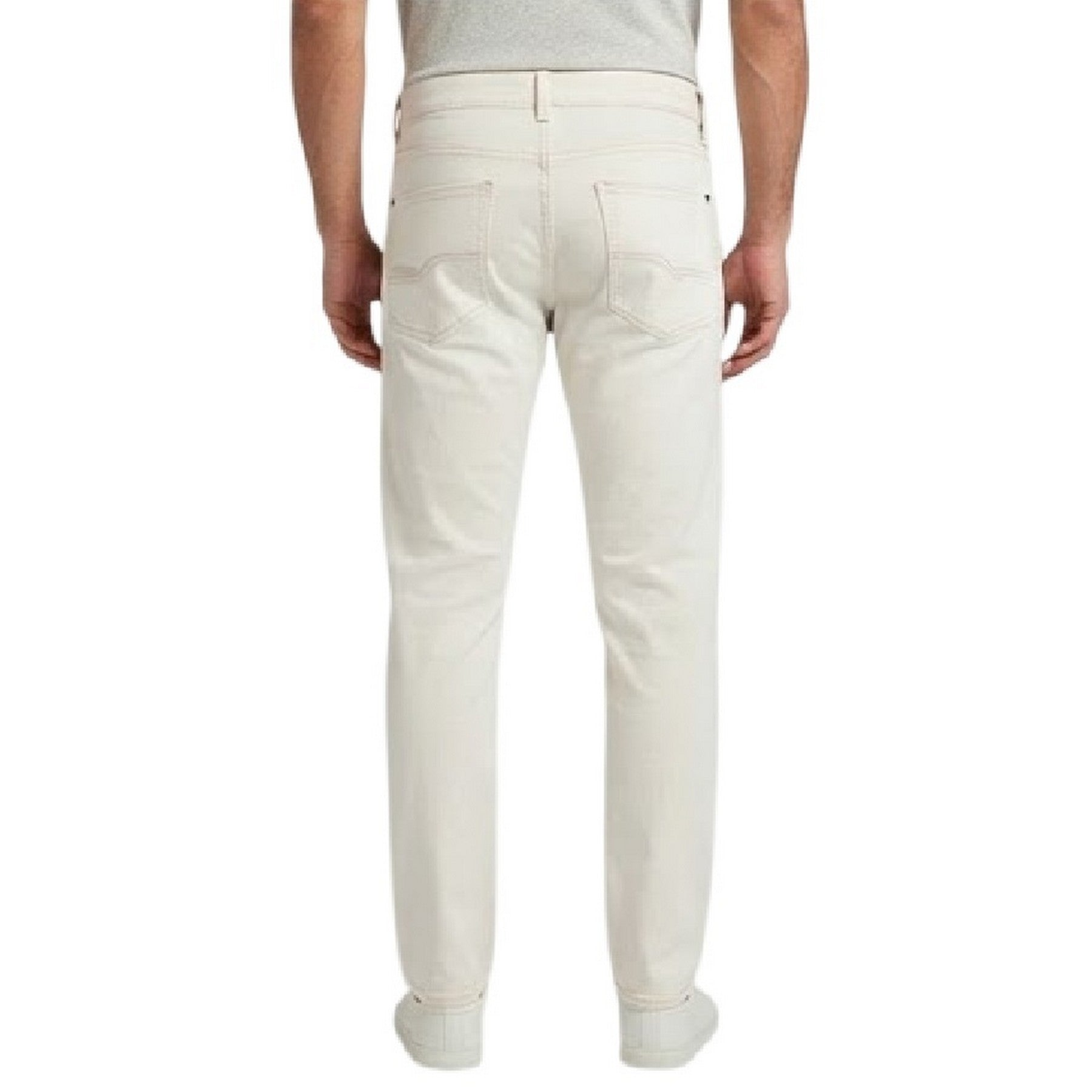 White - Back - Diesel Mens 2019 D-Strukt Slim Jeans