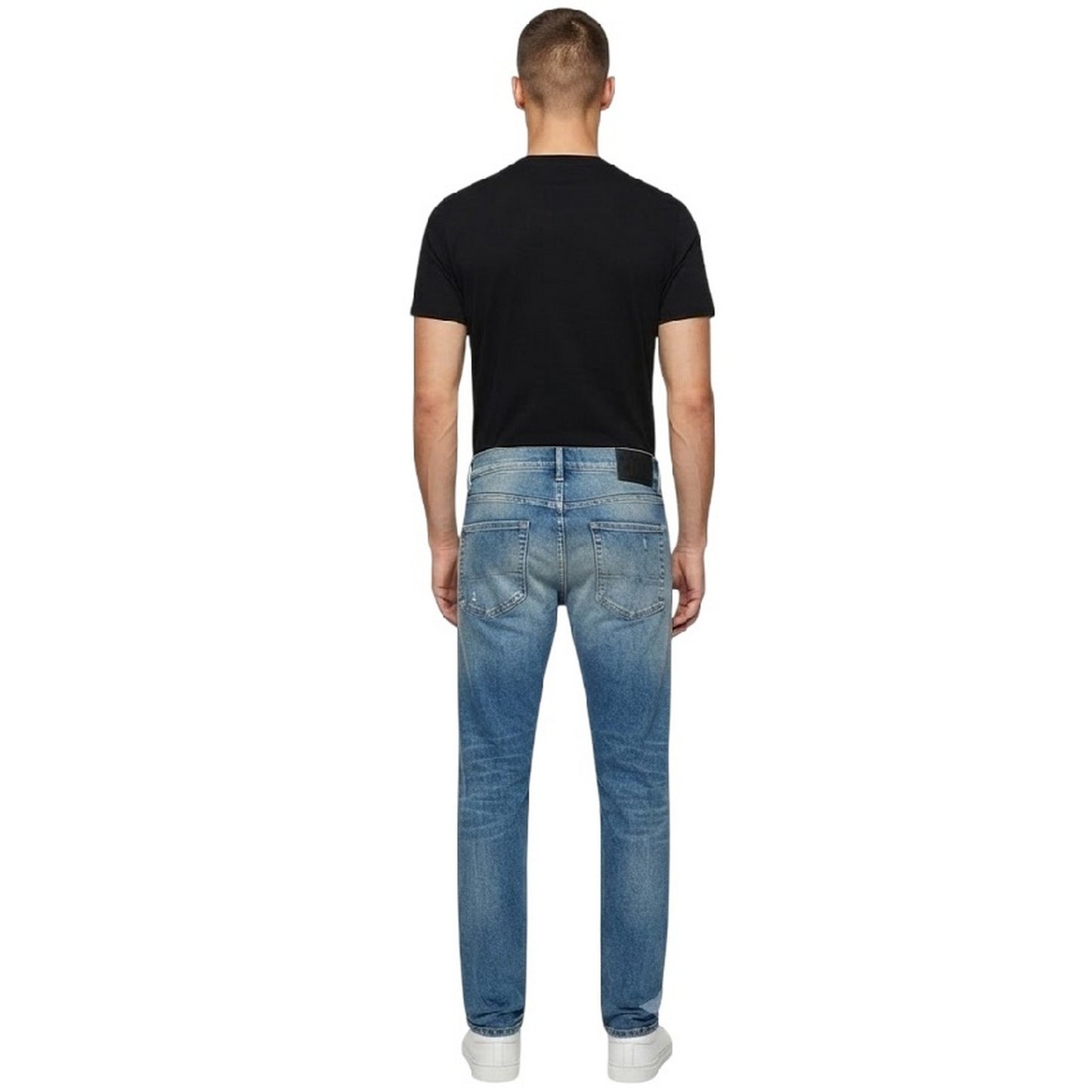 Blue Denim - Back - Diesel Mens 2019 D-Strukt Slim Jeans