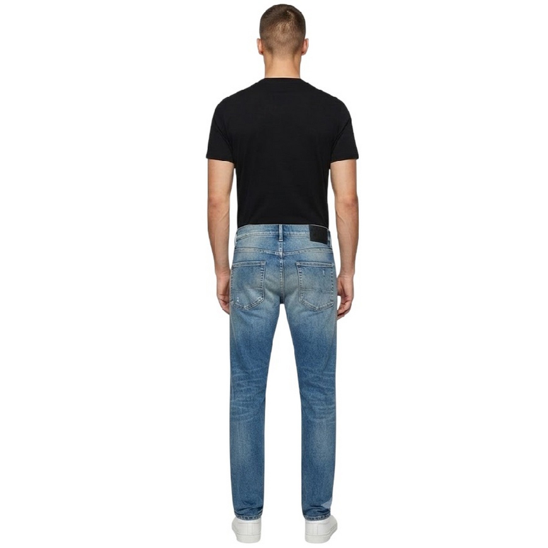 Blue Denim - Back - Diesel Mens 2019 D-Strukt Slim Jeans