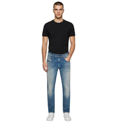 Blue Denim - Lifestyle - Diesel Mens 2019 D-Strukt Slim Jeans