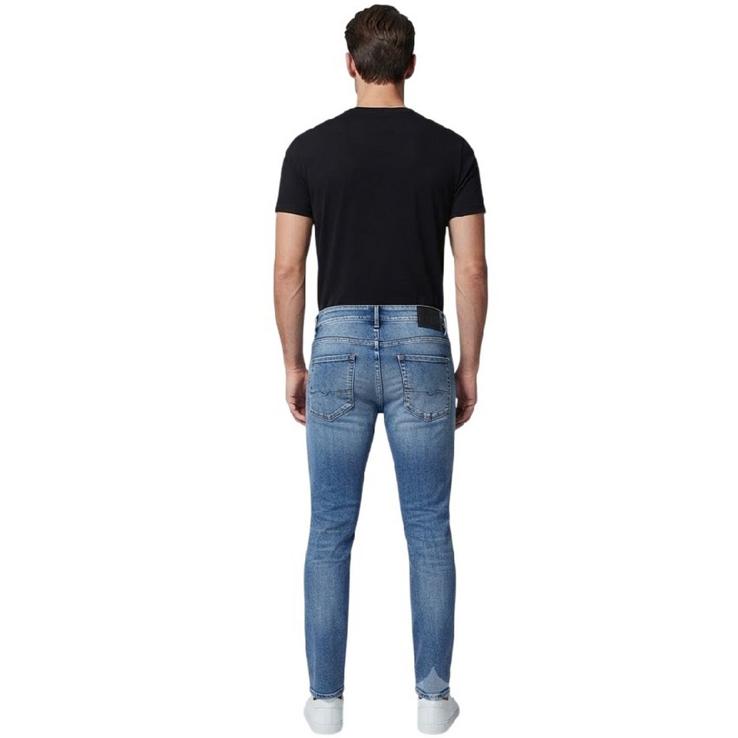 Light Blue - Back - Diesel Mens 2019 D-Strukt Slim Jeans