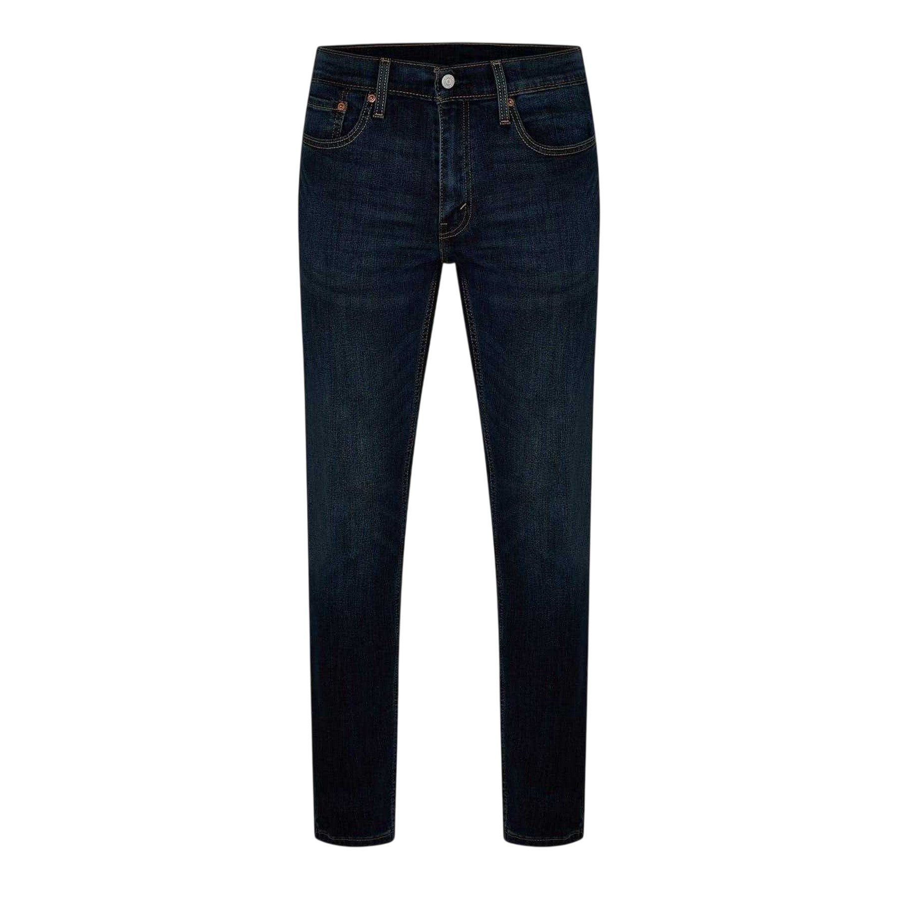 Dark Blue - Front - Levis Mens 511 Slim Jeans