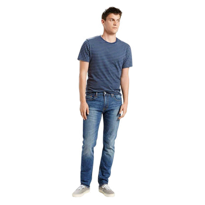 Blue - Lifestyle - Levis Mens 511 Cotton Slim Jeans