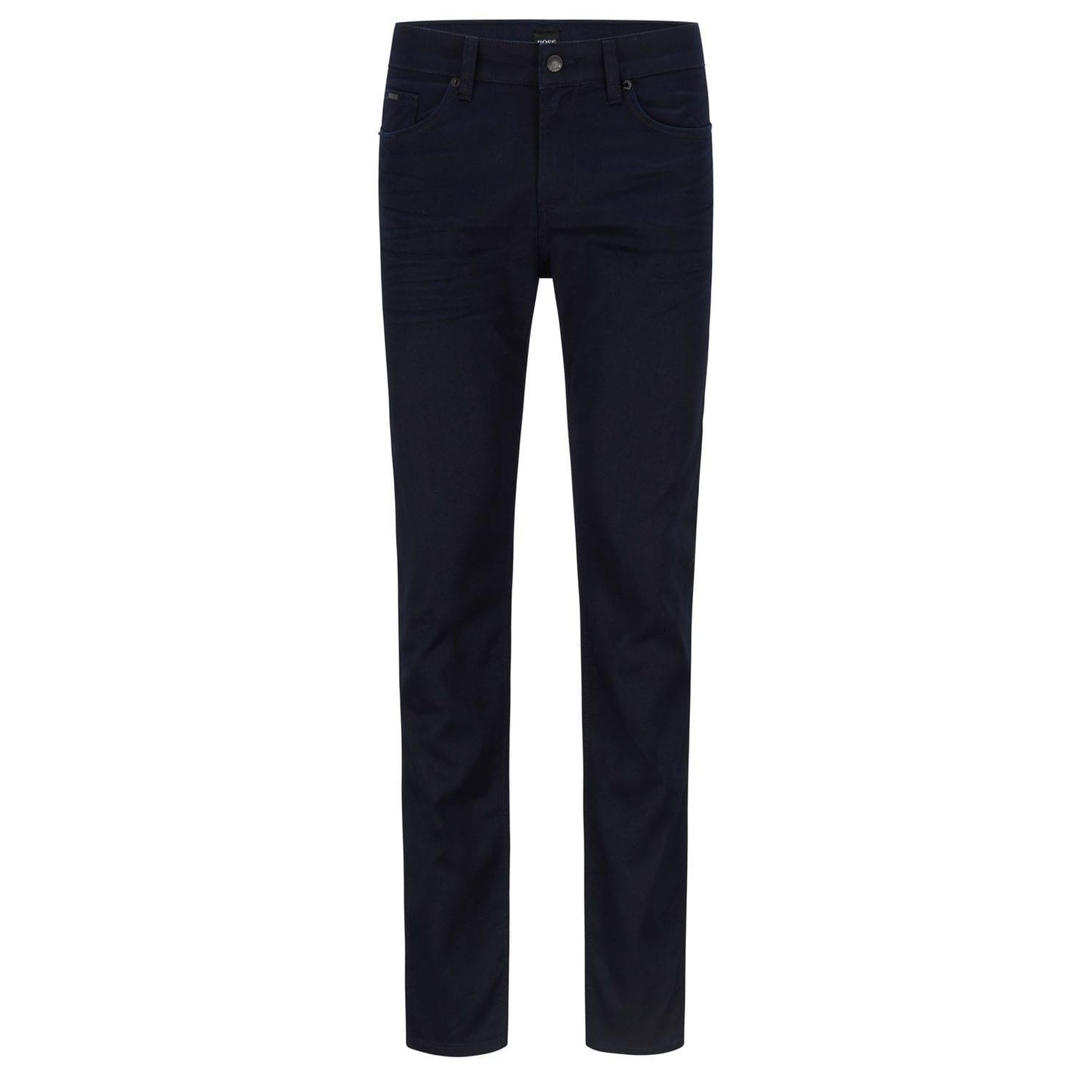 Navy - Front - Boss Mens Delaware3 Slim Jeans