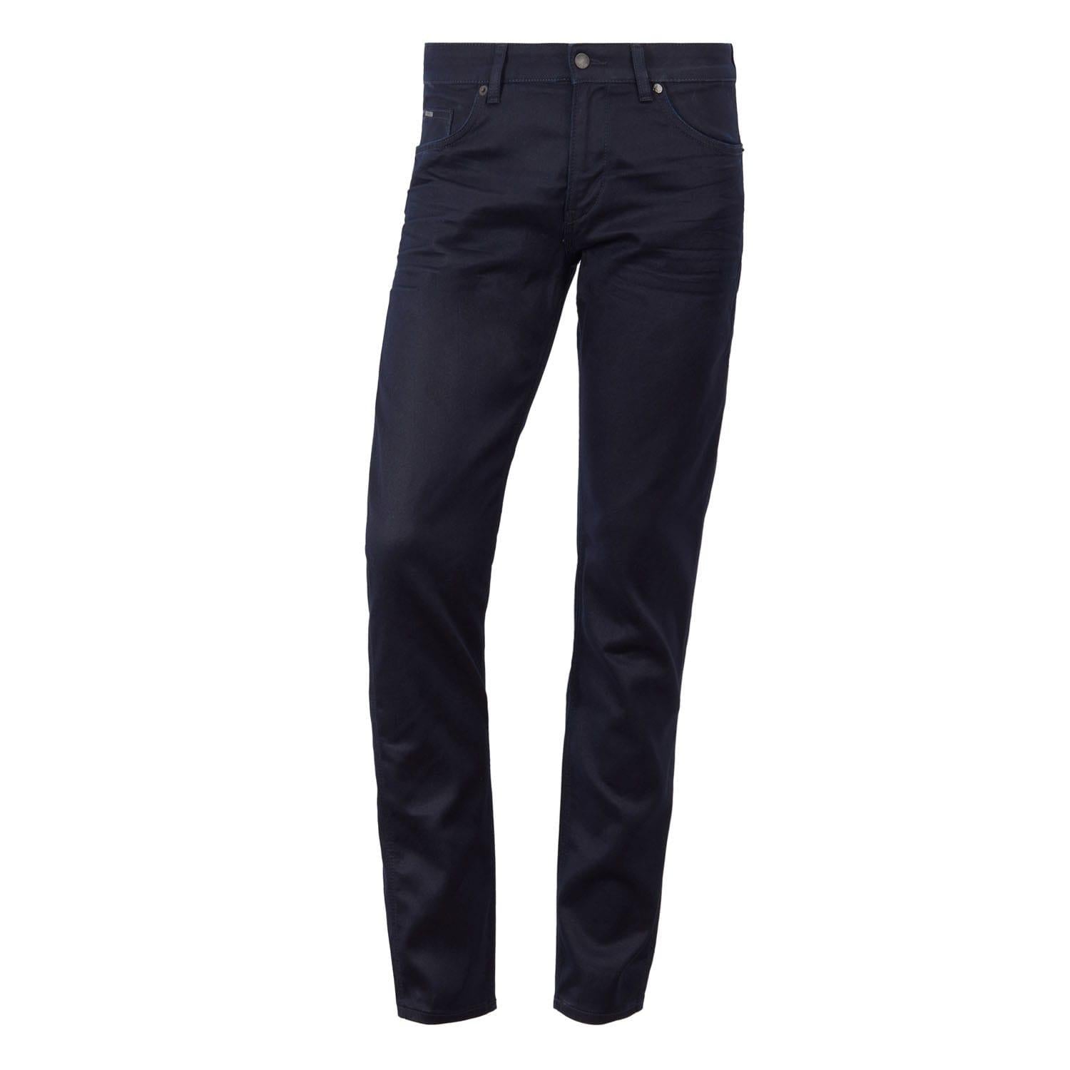 Navy - Back - Boss Mens Delaware3 Slim Jeans