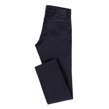Navy - Side - Boss Mens Delaware3 Slim Jeans