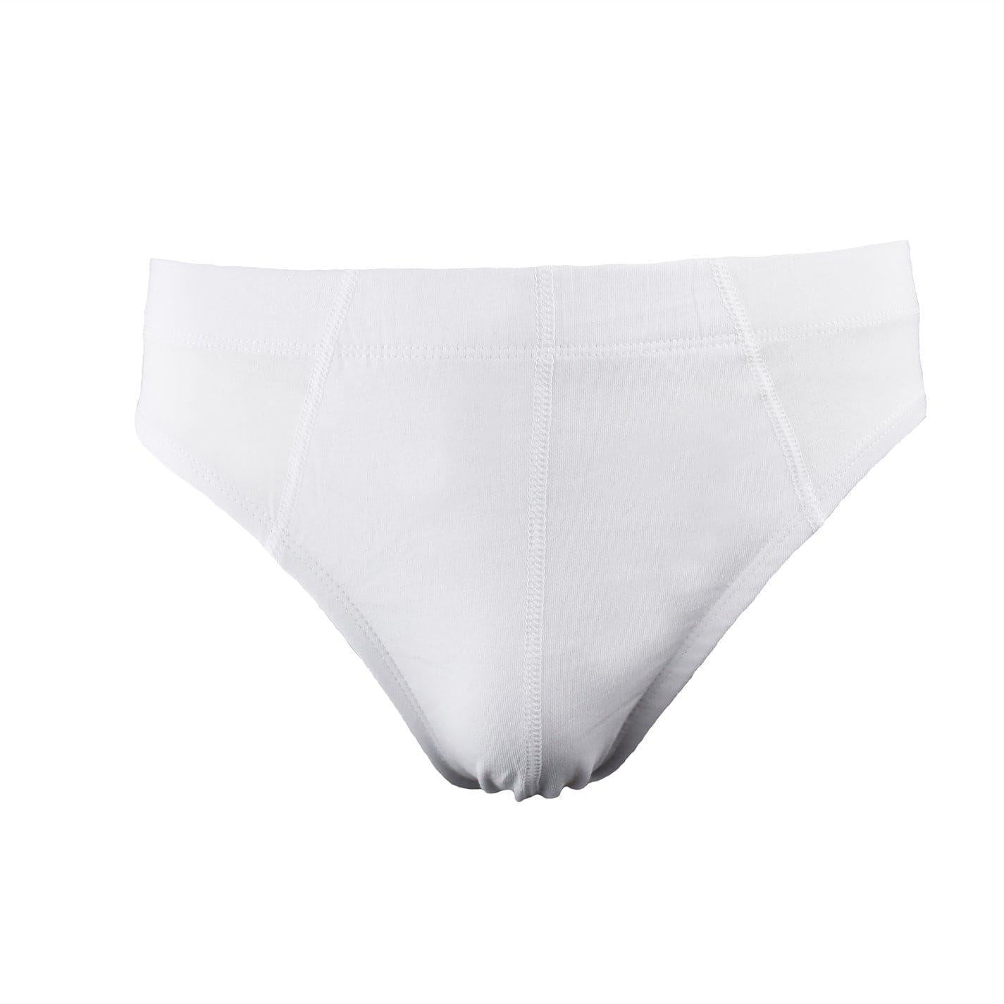 White - Back - Donnay Mens Plain Briefs (Pack of 5)
