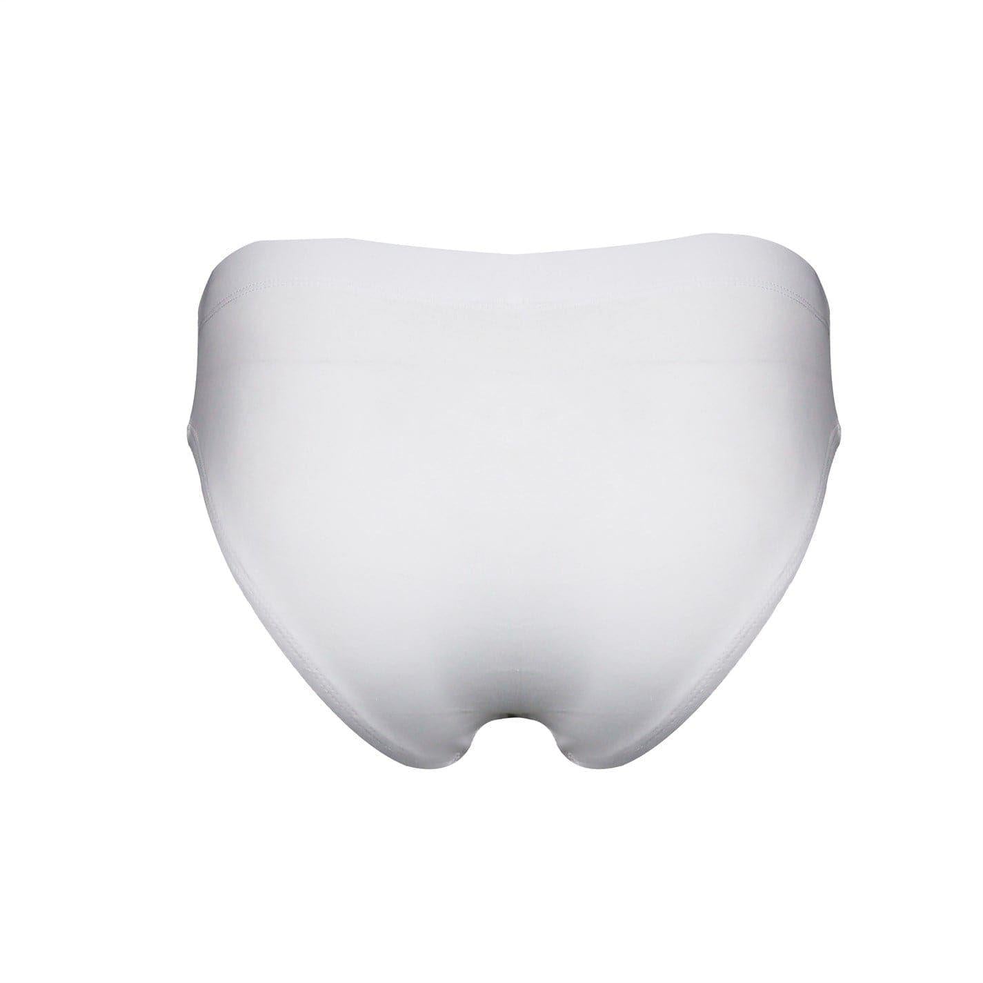 White - Side - Donnay Mens Plain Briefs (Pack of 5)
