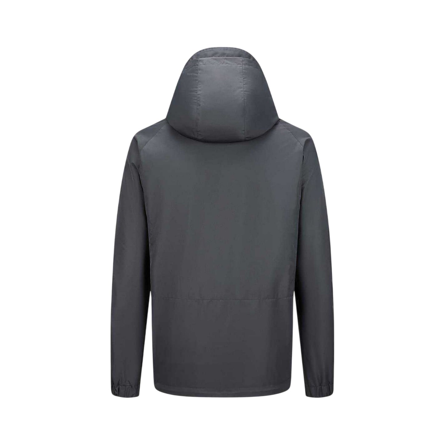Black - Back - Firetrap Mens Hooded Windbreaker