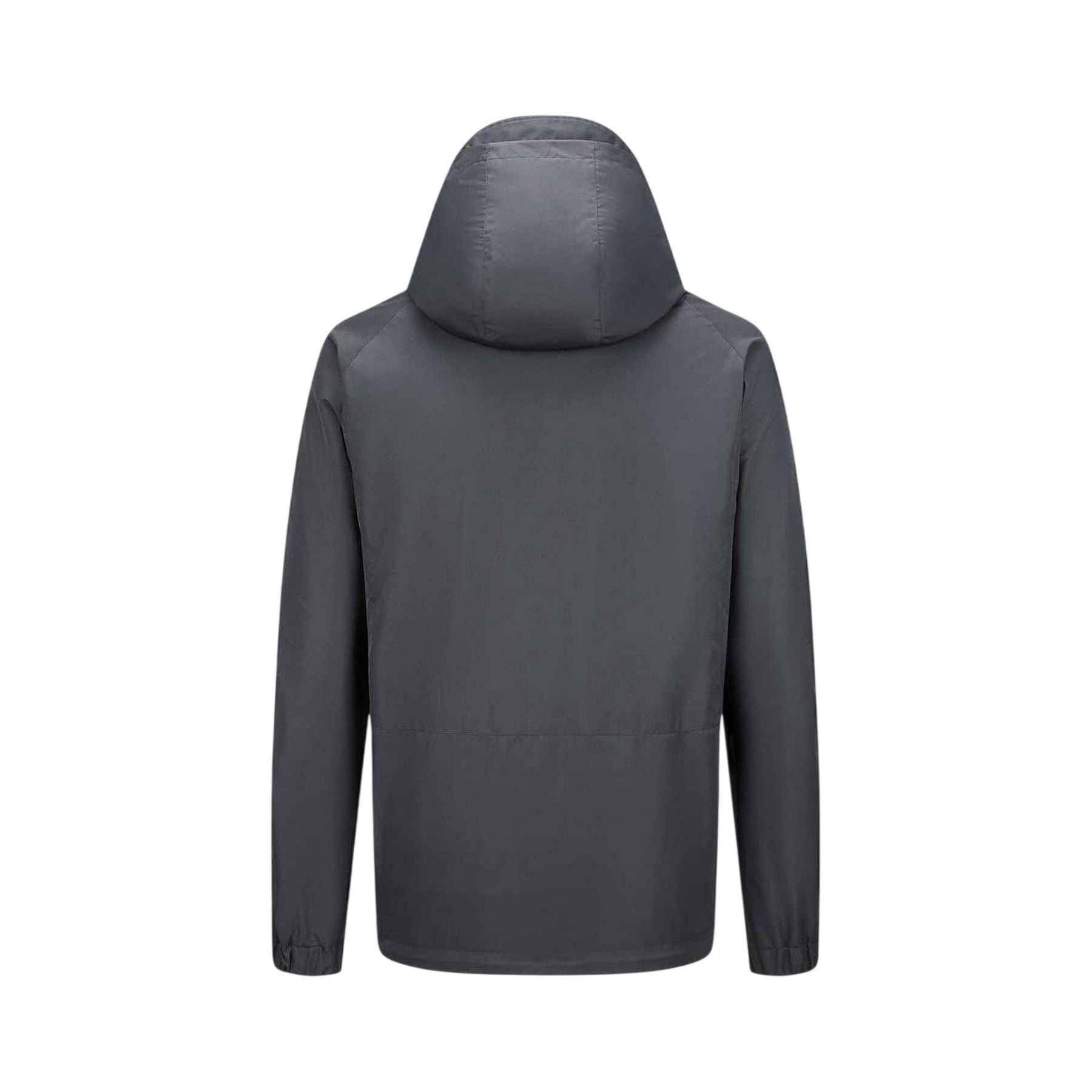 Black - Back - Firetrap Mens Hooded Windbreaker