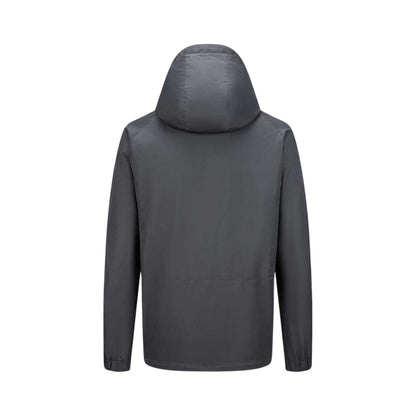 Black - Back - Firetrap Mens Hooded Windbreaker