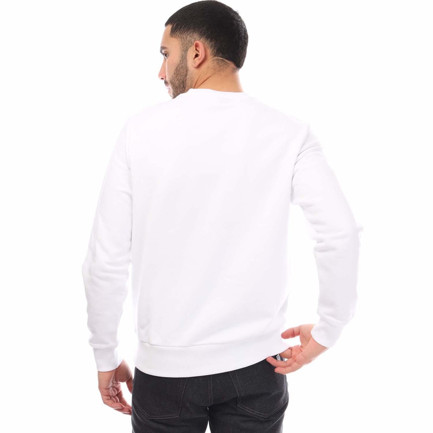 White - Back - Diesel Mens S-Gir 11-6 Sweatshirt