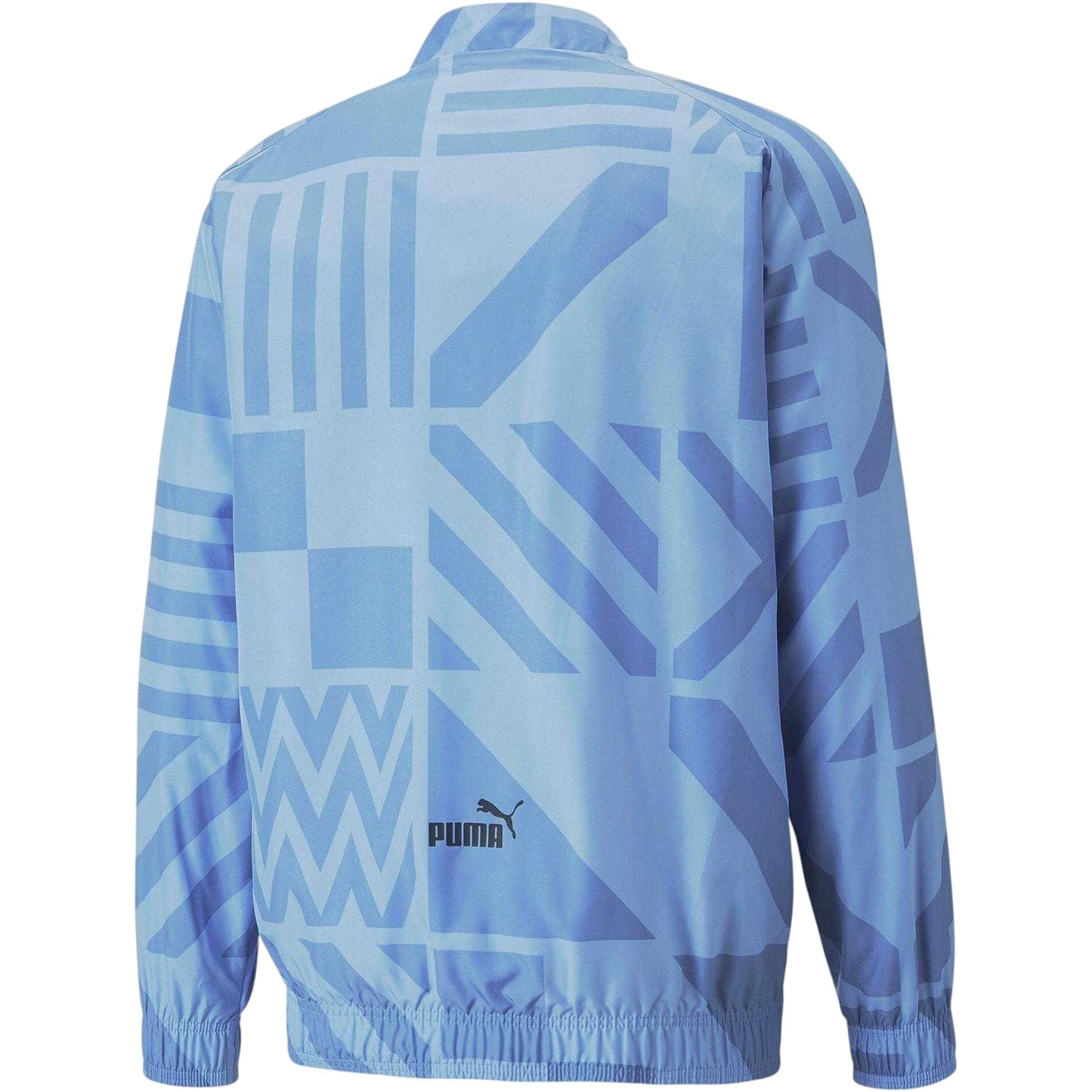 Blue-Peacoat - Back - Puma Mens Manchester City FC Lightweight Anorak