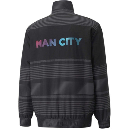 Puma Black - Back - Puma Mens Manchester City FC Anorak