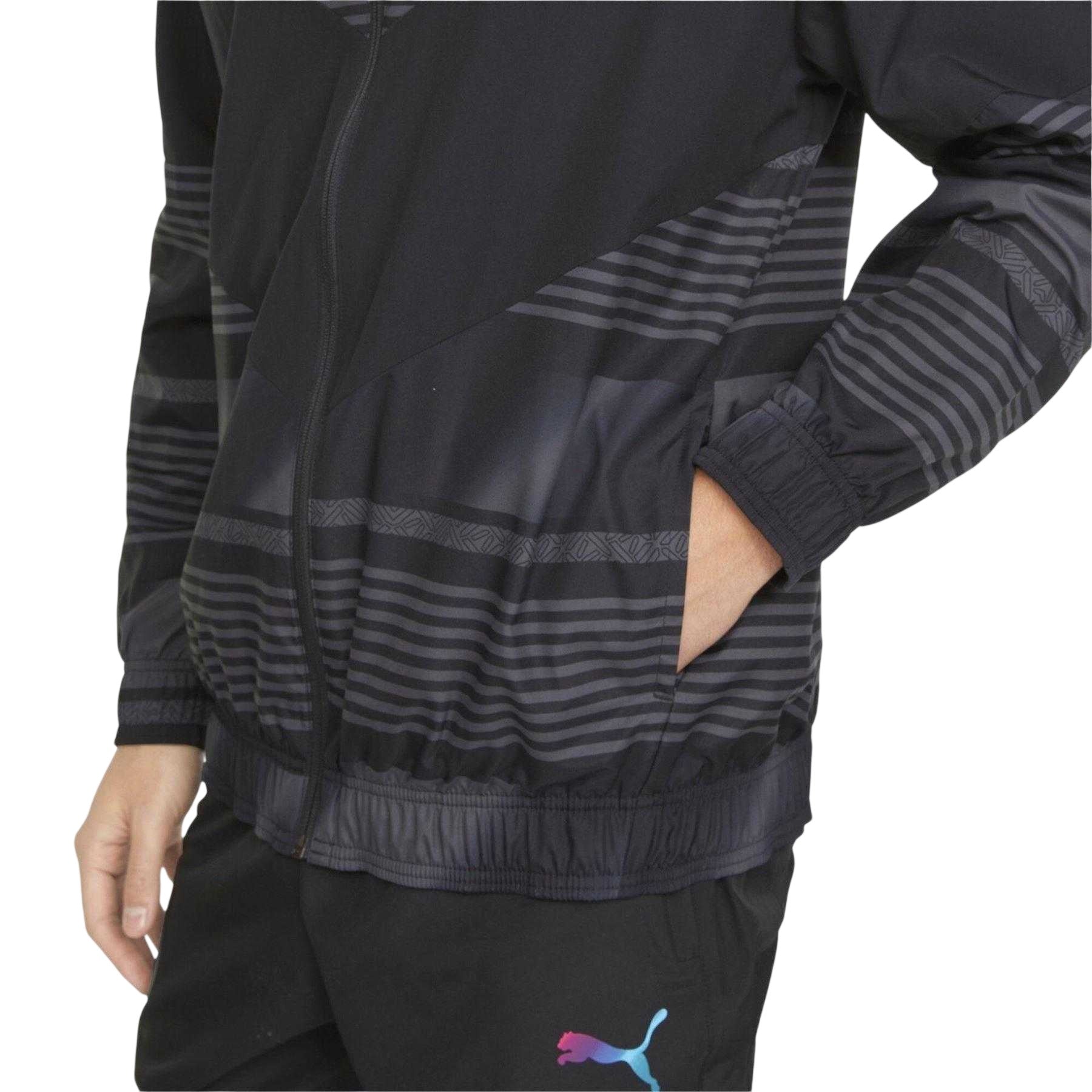 Puma Black - Side - Puma Mens Manchester City FC Anorak