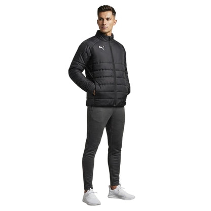 Black - Side - Puma Unisex Adult TeamLIGA Puffer Jacket