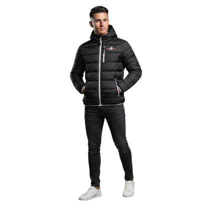 Black - Side - Kings Will Dream Mens Barcana Polyester Puffer Jacket