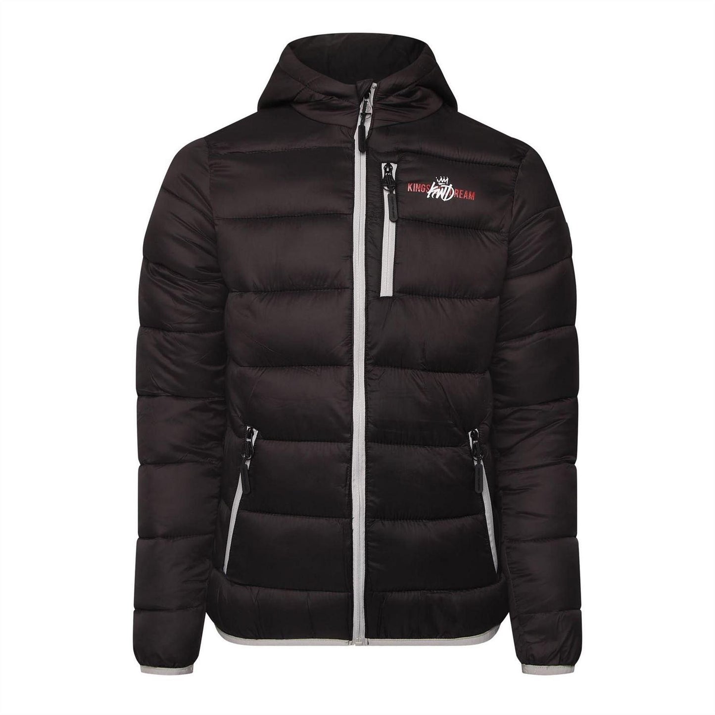 Black - Front - Kings Will Dream Mens Barcana Polyester Puffer Jacket