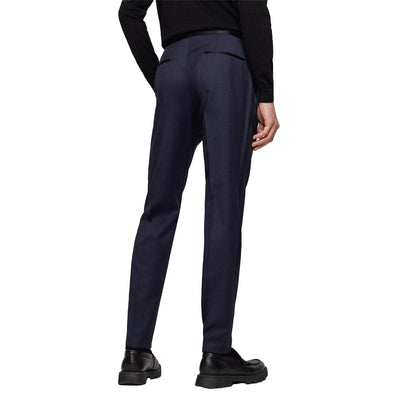 Dark Blue - Back - Boss Mens Gilan Trousers