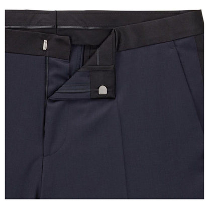 Dark Blue - Side - Boss Mens Gilan Trousers